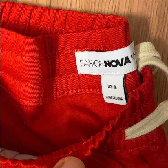 Red Sweat Pants - Picture 2 of 3